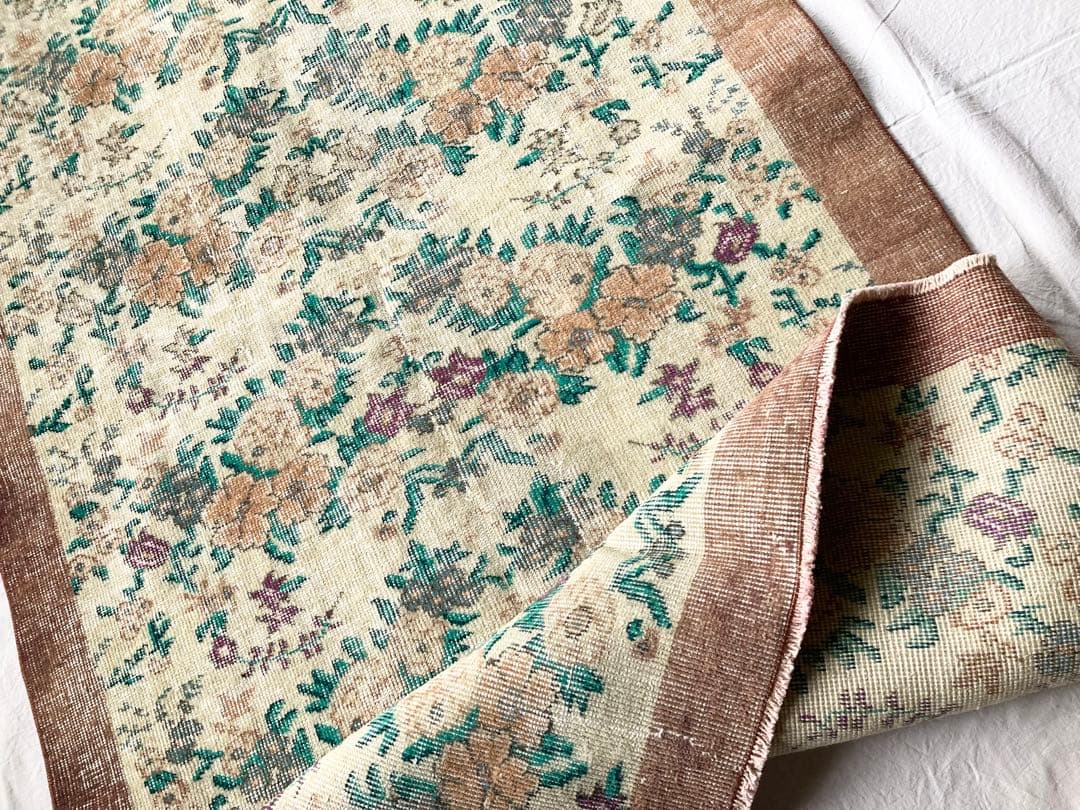 トルコヴィンテージラグ113×206