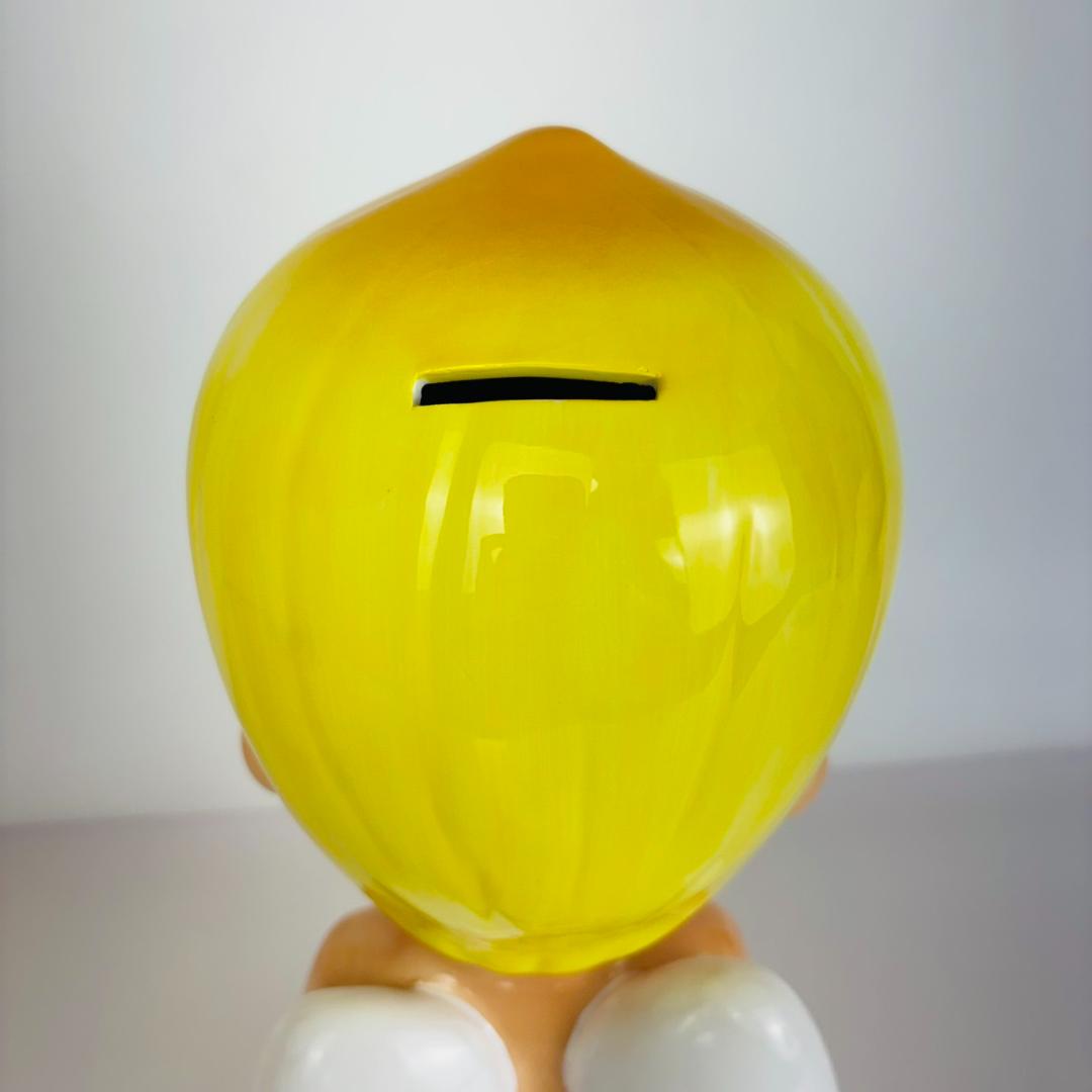 【美品】 内藤ルネ RUNE 貯金箱 天使 全長約33㎝ 昭和レトロ