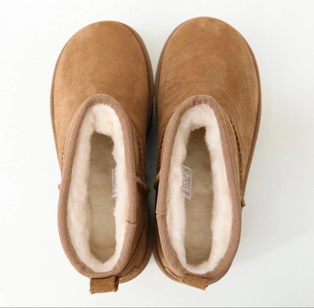 【新品】UGG アグ　クラシックウルトラミニ　チェスナット US8
