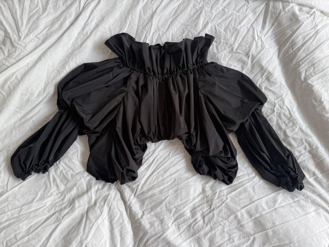 美品　ENFOLD オフショルダートップス　黒