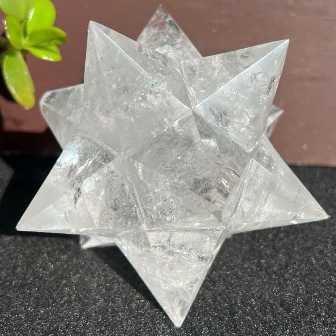 ※訳あり品 虹入り アステロイド 水晶 天然石 パワーストーン