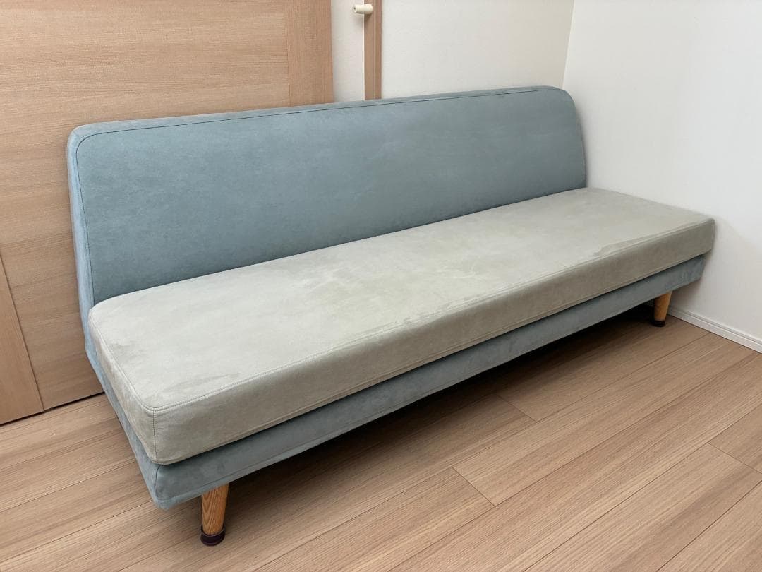 KEYUCA ムートソファⅡ 3人掛け カバー取り外し可能 スエード調