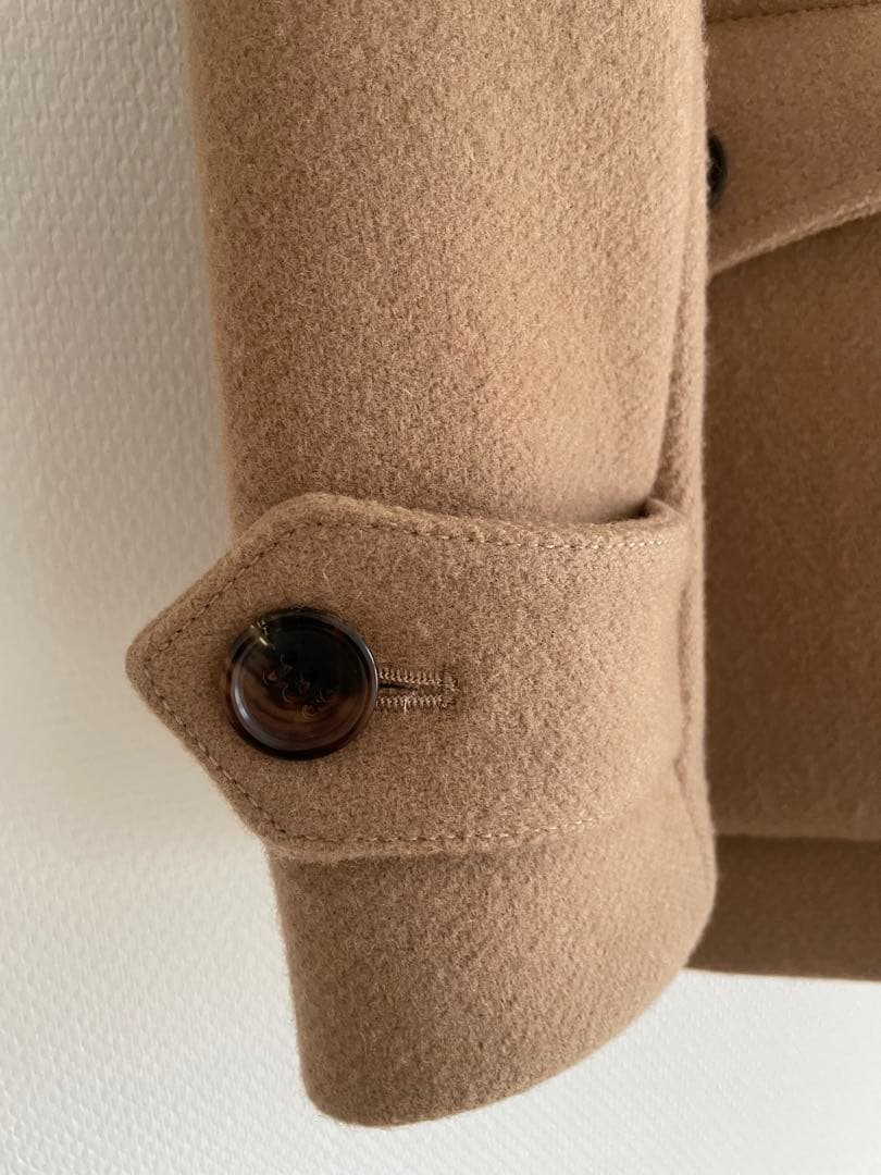 ✨AKM✨LEONに掲載キャメルダッフルコート定価136,500円サイズM