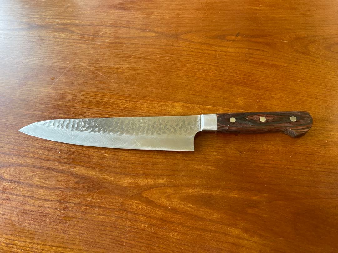 堺 孝行 33層 槌目ダマスカスVG10牛刀　約230mm