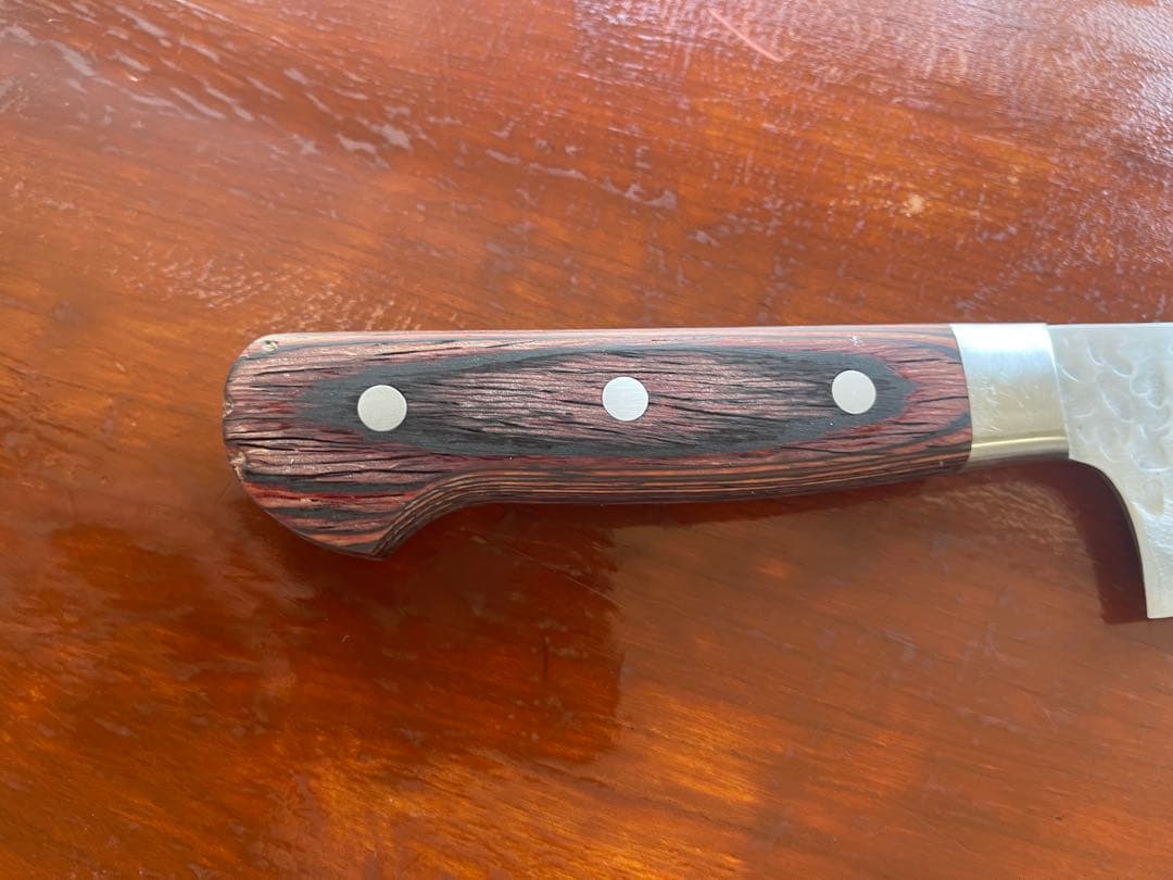 堺 孝行 33層 槌目ダマスカスVG10牛刀　約230mm