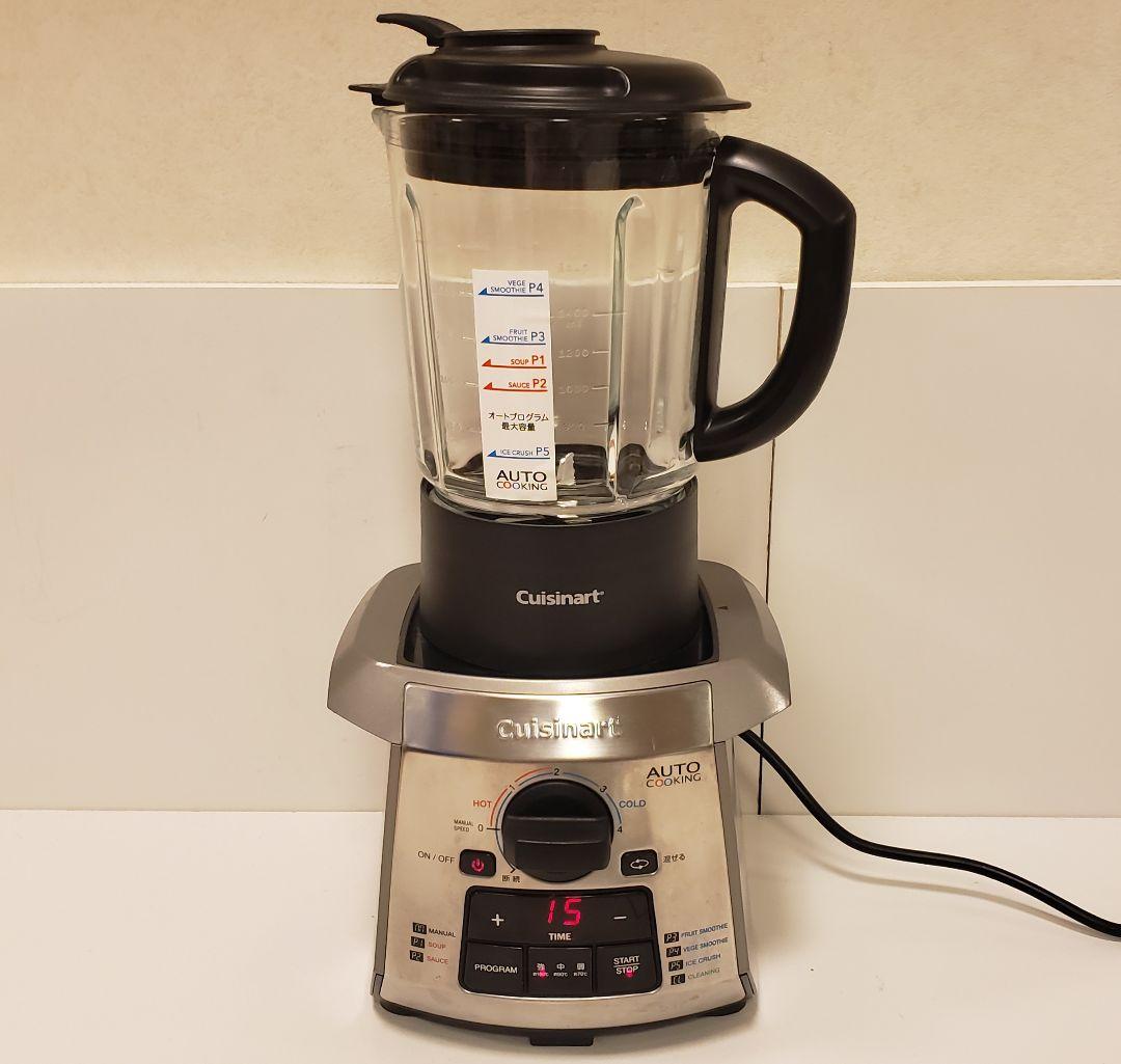 クイジナート自動調理「オートクッキングブレンダーWSM-1MCGJホット&クール