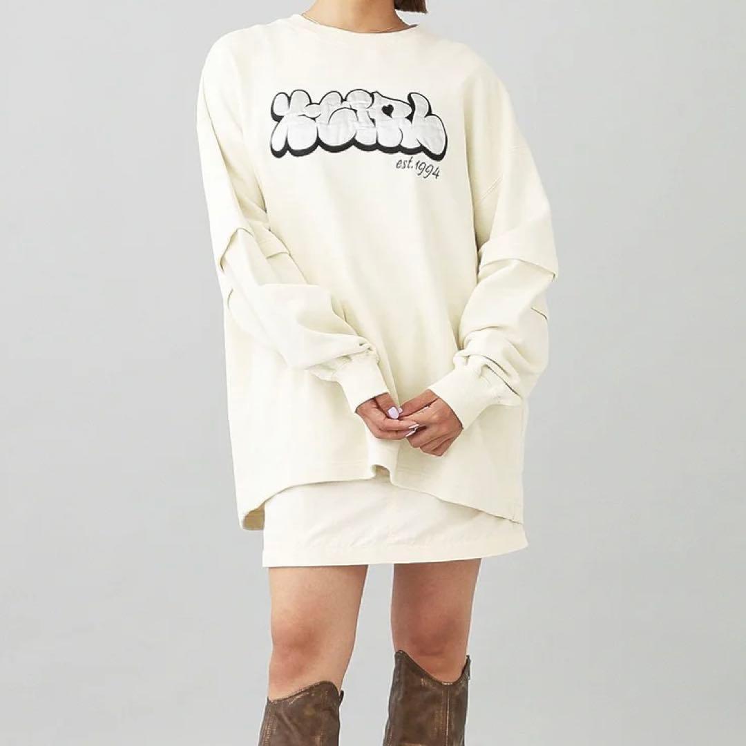 【ウィンターセール❣️】 ゆったり 新品 スウェット エックスガール XGIRL