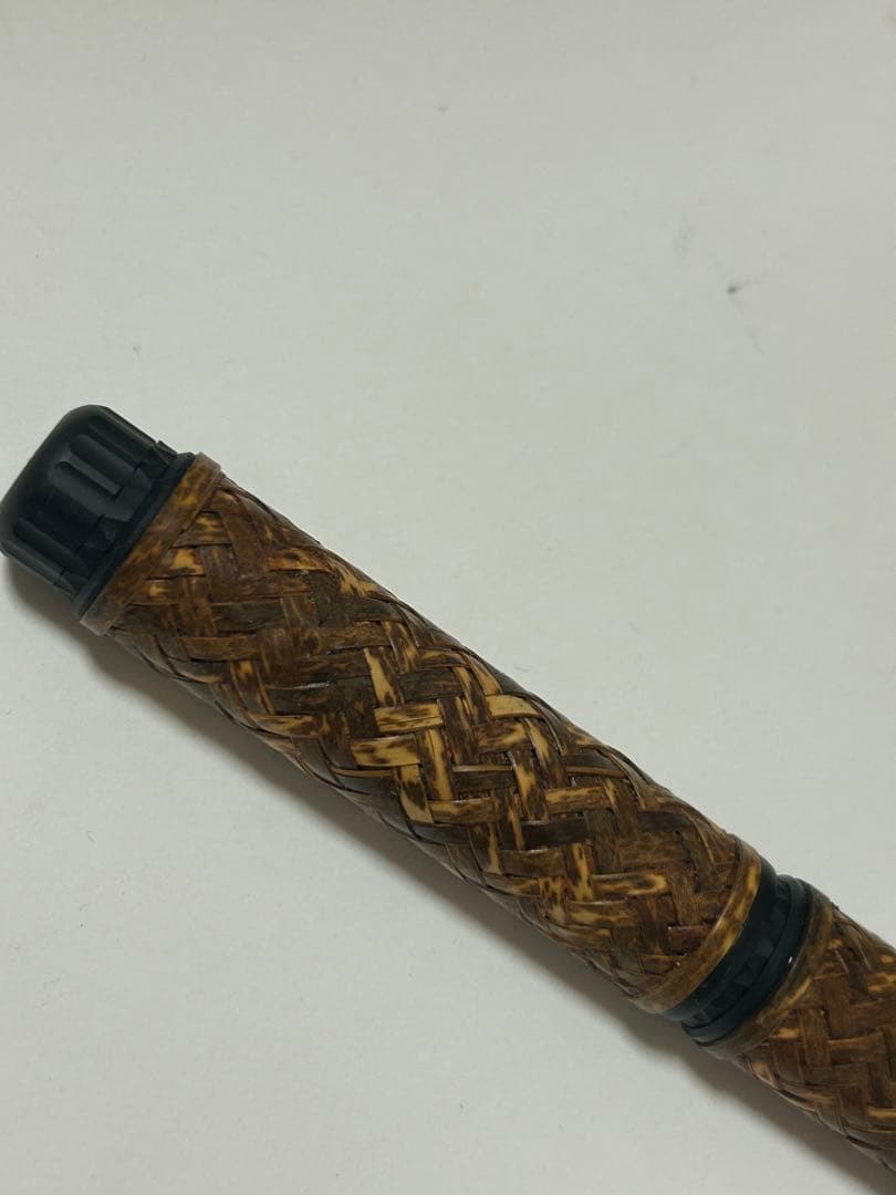 プラチナ万年筆 出雲竹編　 横網代　虎斑（とらふ） 18Kペン先