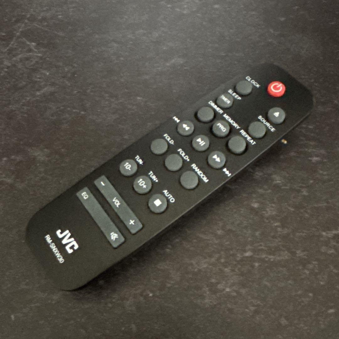 【極美品】JVC NX-W30 コンポ Bluetooth対応 リモコン付