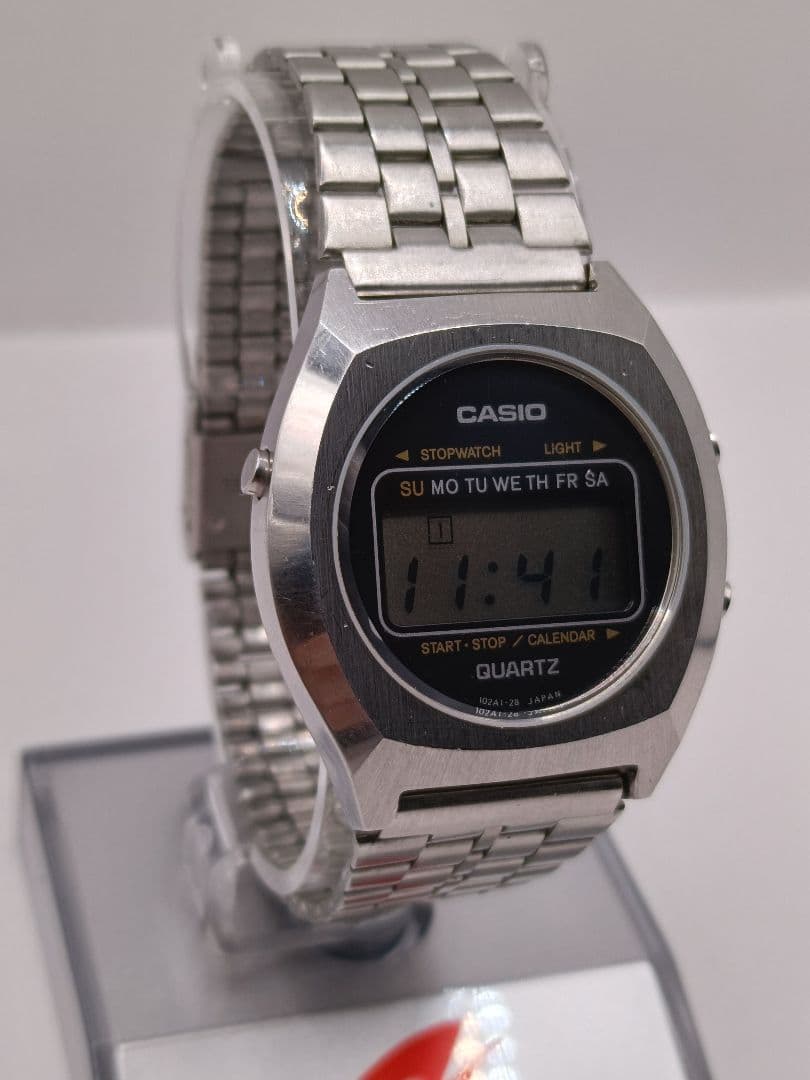 希少・日本製 CASIO 31QR-17 スクリューバック ヴィンテージ 稼働品