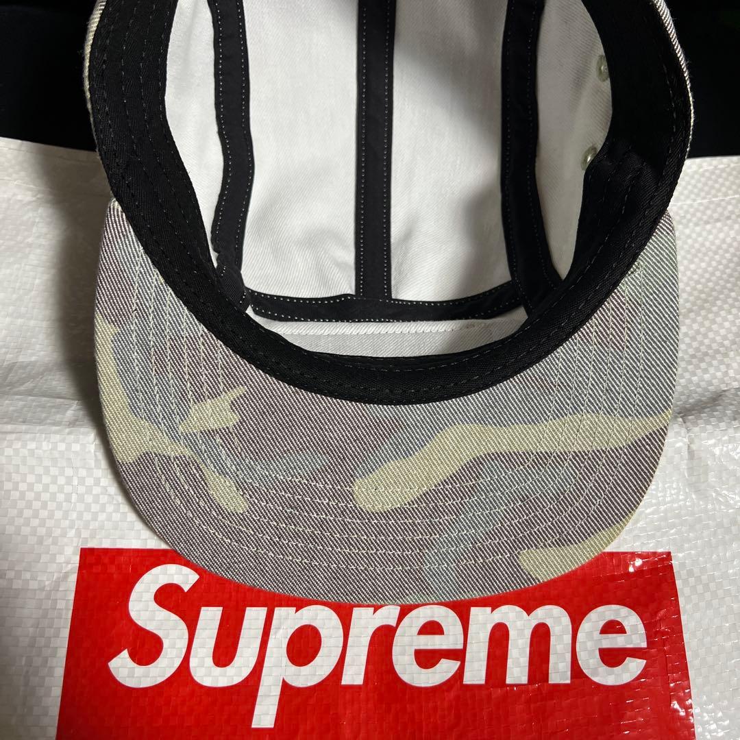 正規品　美品　希少　Supreme赤BOXロゴ　迷彩キャップ