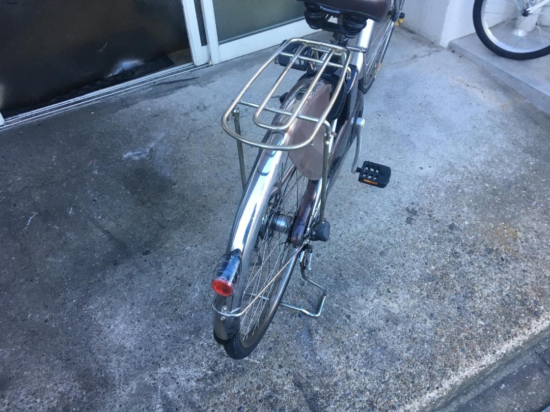 地域限定送料無料　ビビ　DX　16AH　子供乗せ　シルバー　神戸市　電動自転車