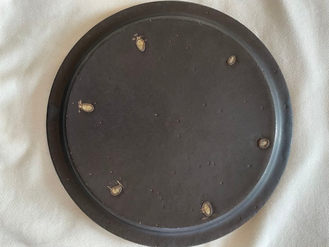 船串篤司さん 21.5cm 黒 プレート