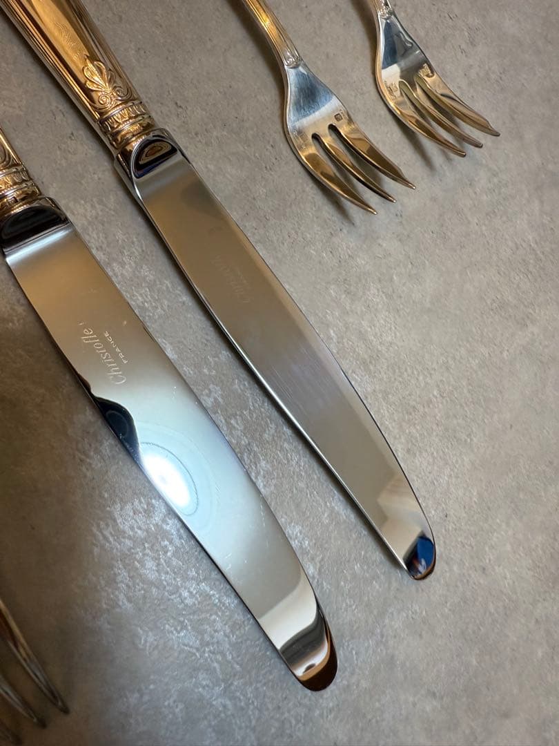 Christofle Malmaisonカトラリーセット 8点②