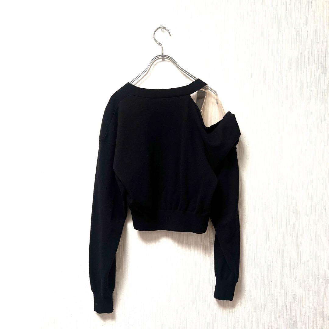 jumkot alexanderwang ショート丈 カーディガンメッシュ