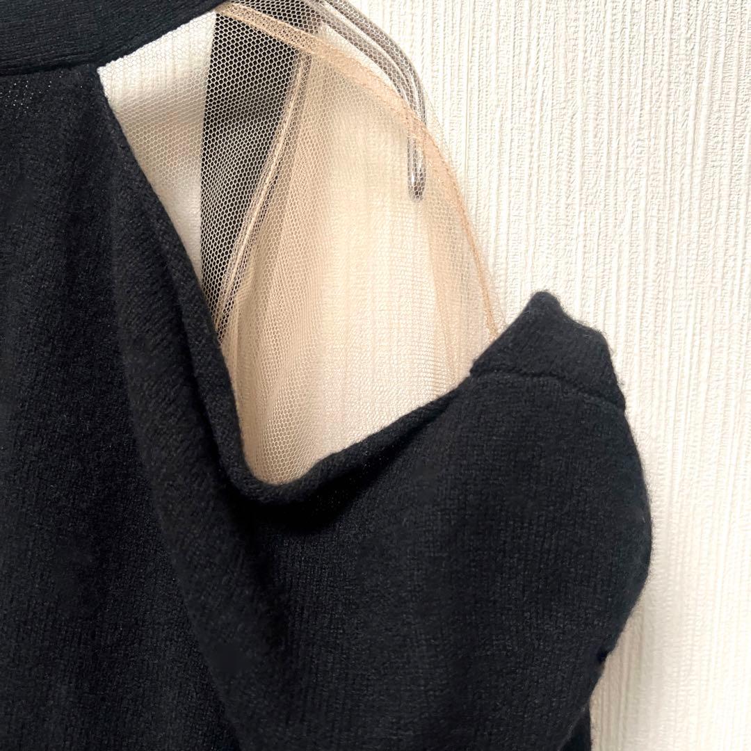 jumkot alexanderwang ショート丈 カーディガンメッシュ