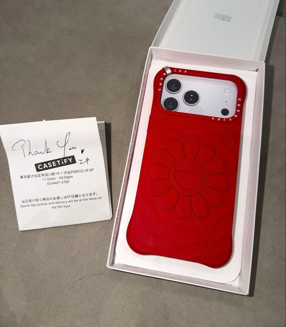 新品　村上隆xCASETiFY iPhone17promax シリコンケース