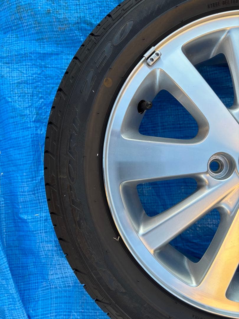 現行エブリィワゴン14インチ純正アルミホイール&タイヤ300ｋｍ走行