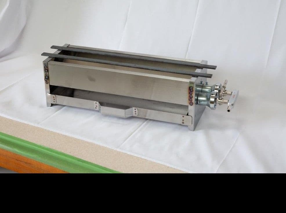 ワイド90cm ガスグリラー 専用台付き 焼鳥機 セット