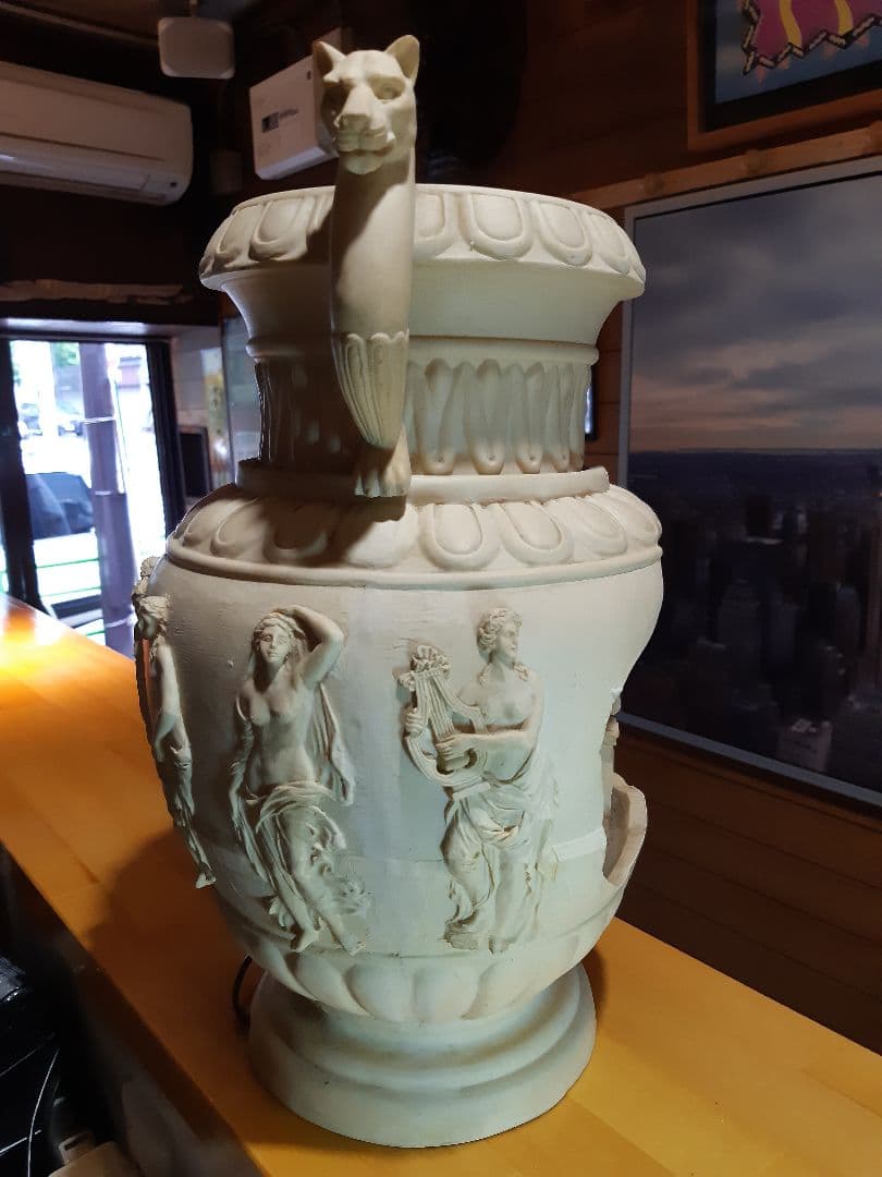 古代ローマ造形装飾壺型置物