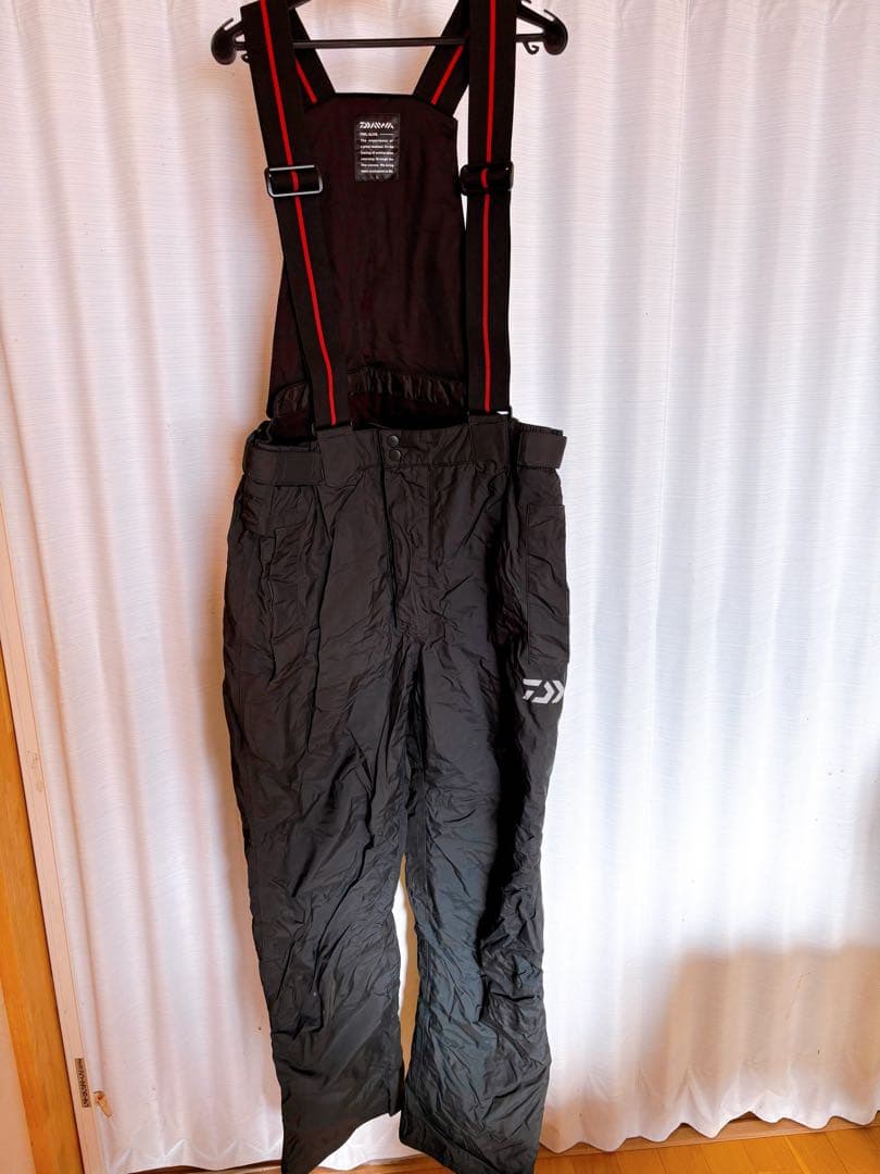 DAIWAレインマックス ハイパー ハイロフト上下セット レッド L