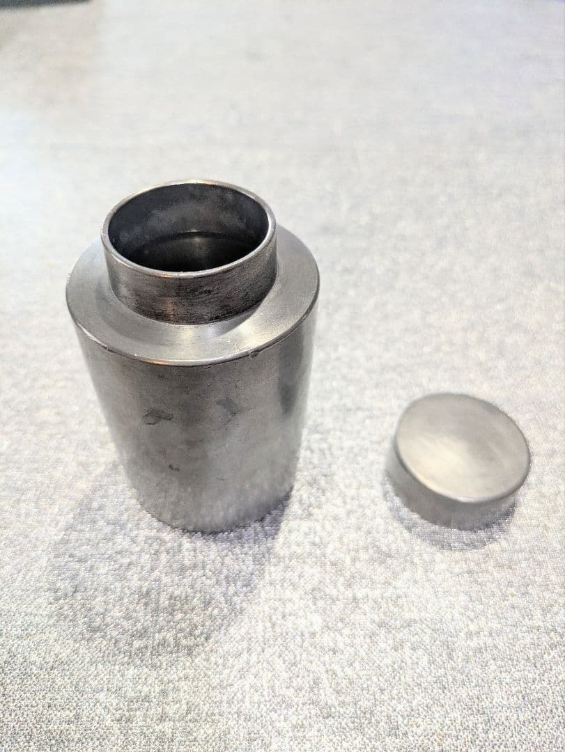 古錫製茶器 　点銅