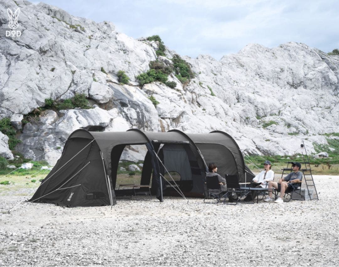 【週末限定セール】DODカマボコテント3M T5-689-TN/BK おまけ付き