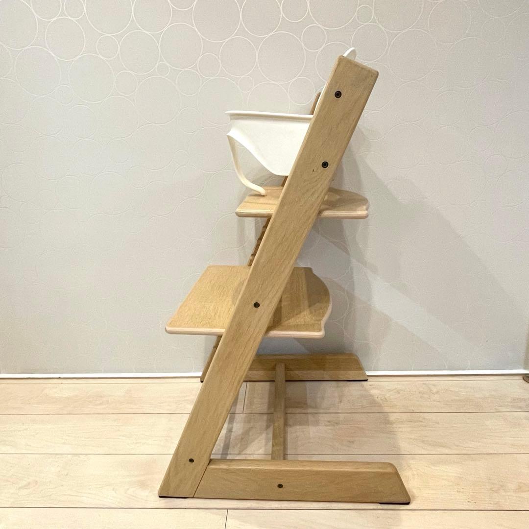 【美品】STOKKE ストッケ トリップトラップ ナチュラル ベビーセット付き