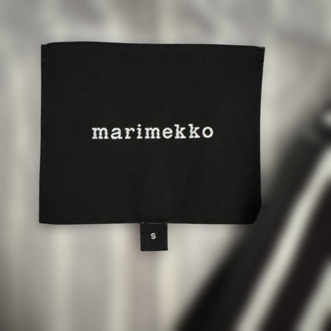 新品未使用　マリメッコ ヨカポイカ ストライプレインコート　S