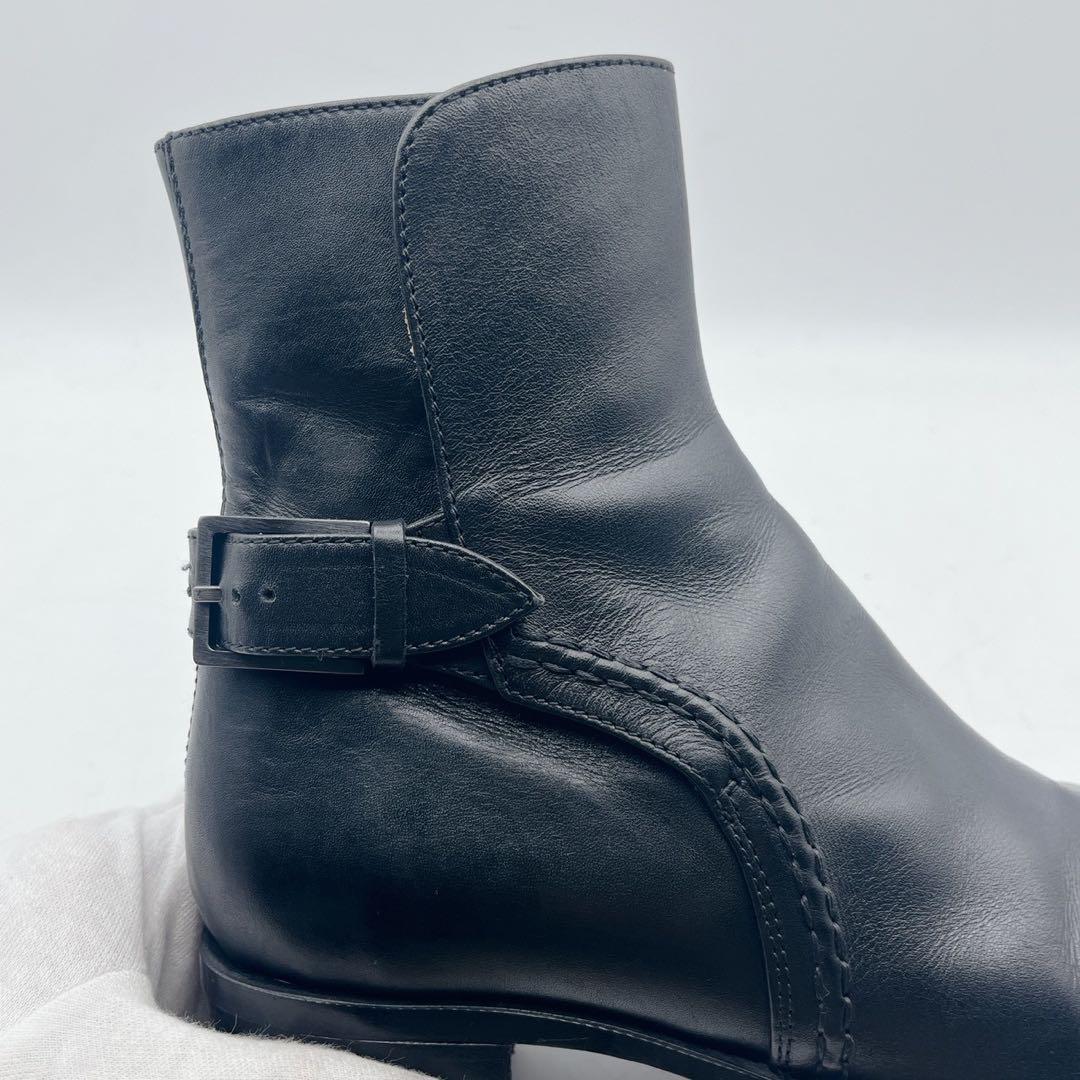 希少✨TOD'S トッズ ジョッパーブーツ ショートブーツ ベルト 黒 35.5