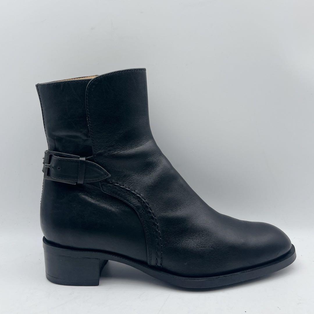 希少✨TOD'S トッズ ジョッパーブーツ ショートブーツ ベルト 黒 35.5