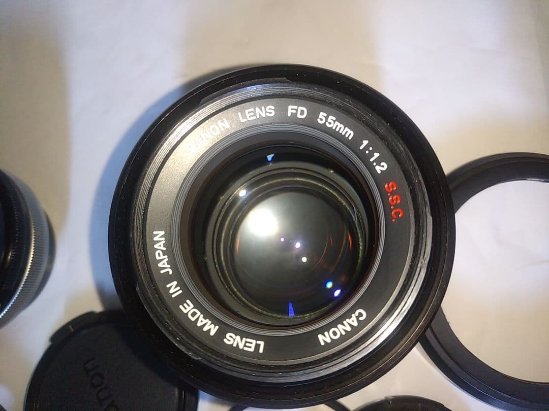 Canon FD 55mm f/1.2 S.S.C. レンズ