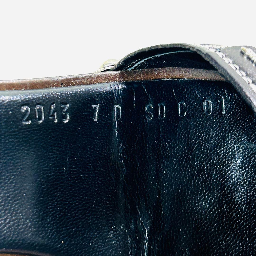 【美品✨箱付】フェラガモ ナッパレザー ミュール サンダル ガンチーニ 7D