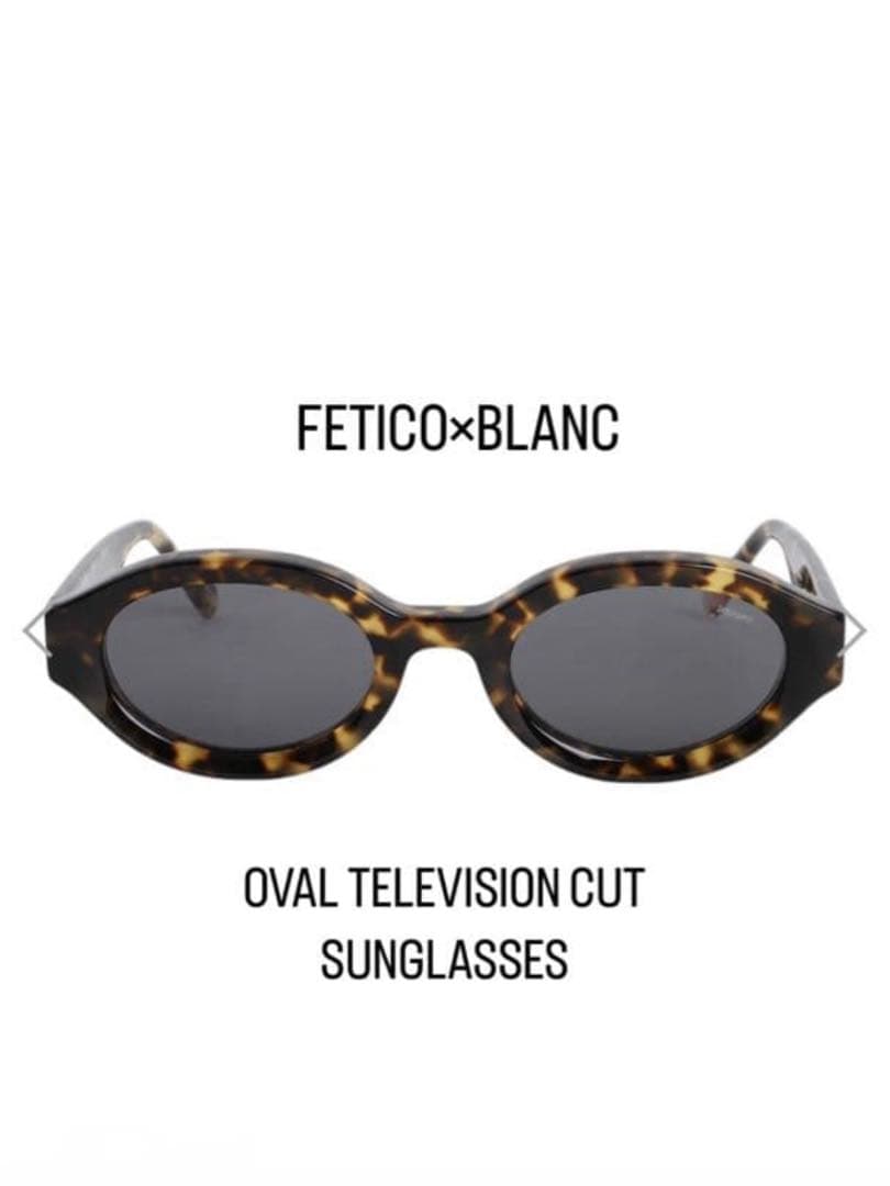 FETICO×BLANC OVALTELEVISIONCUTSUNGLASSES