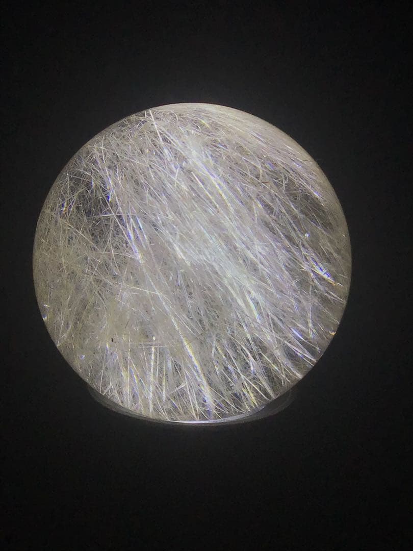 【金銭を呼び込む】金運最強‼️☆高品質☆プラチナルチル入り　本水晶　パワーストーン