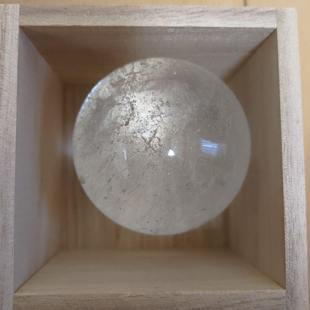 清玉 天然石 5玉セット 水晶玉 風水 直径7cm