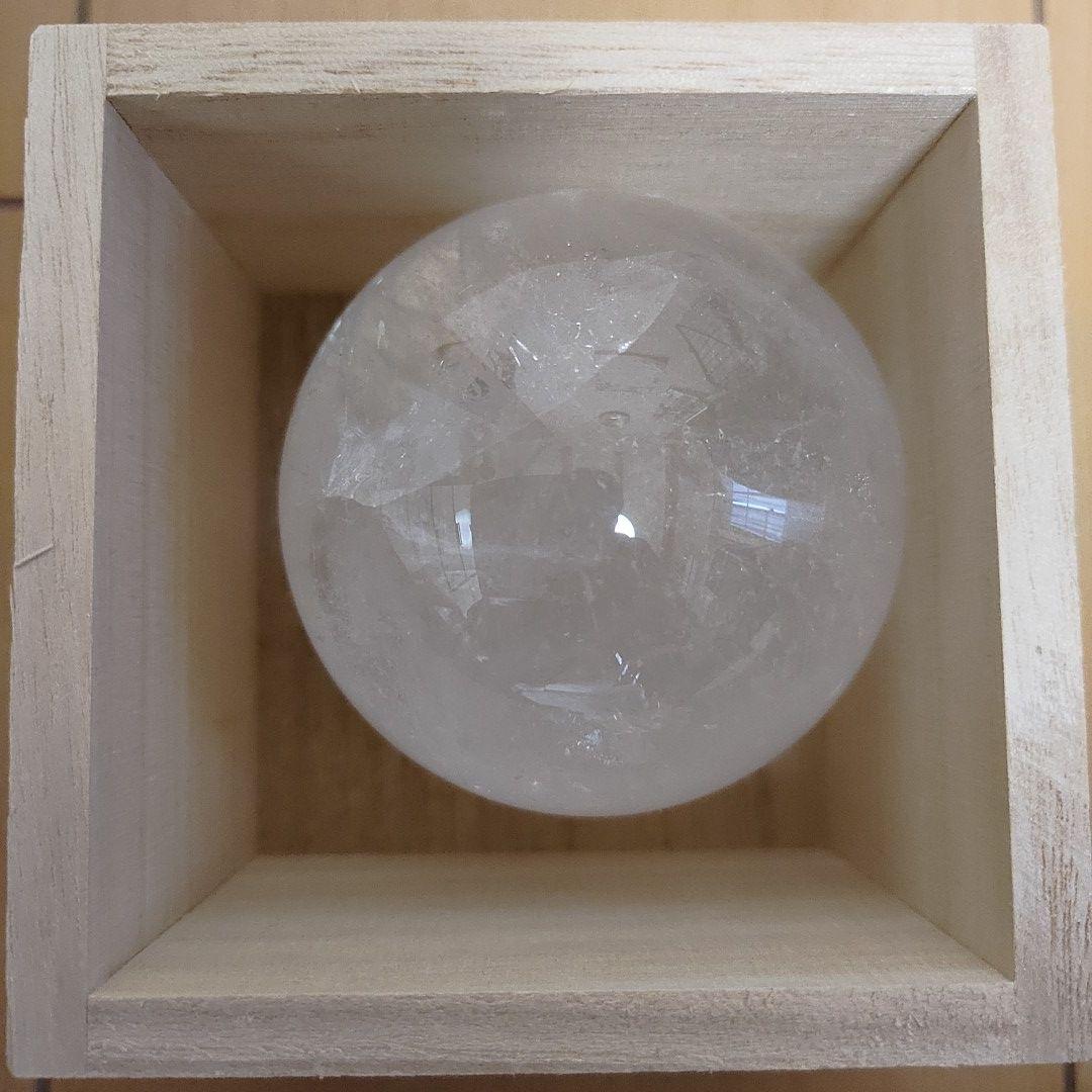 清玉 天然石 5玉セット 水晶玉 風水 直径7cm