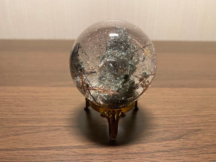 ✶一点物✶　ガーデンクォーツ　丸玉　52mm