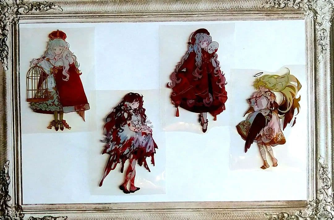 のこり２✩再販✩J37＃刺杀玫瑰(PET)純情男友切り売り海外人物マステ女の子