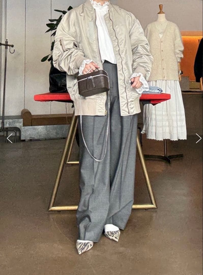 ウィムガゼットレースギャザーブラウス美品！