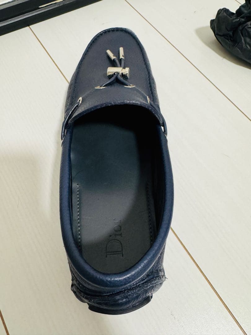 Dior homme ディオール ホム　ローファー　ネイビー