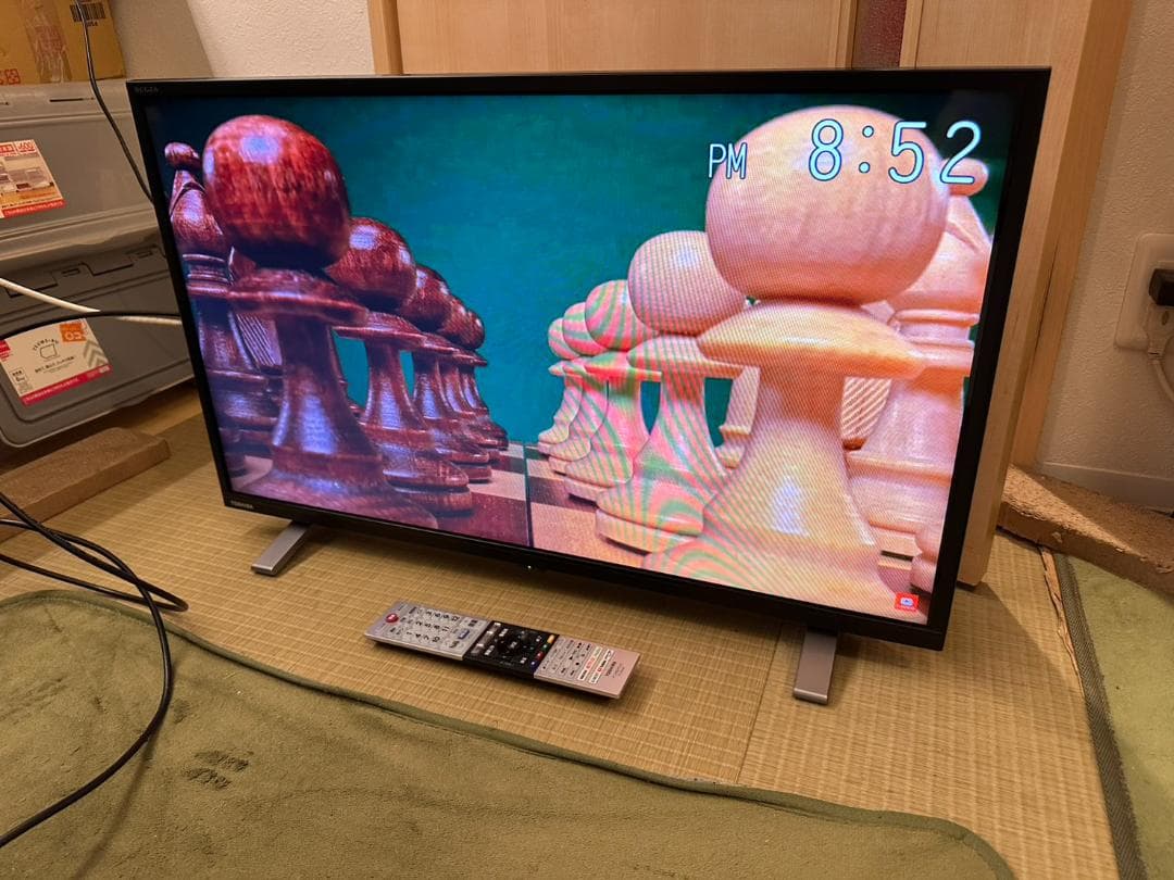 アプリ内蔵極美品　TOSHIBA 東芝 テレビ　32V34　2023年製　32型