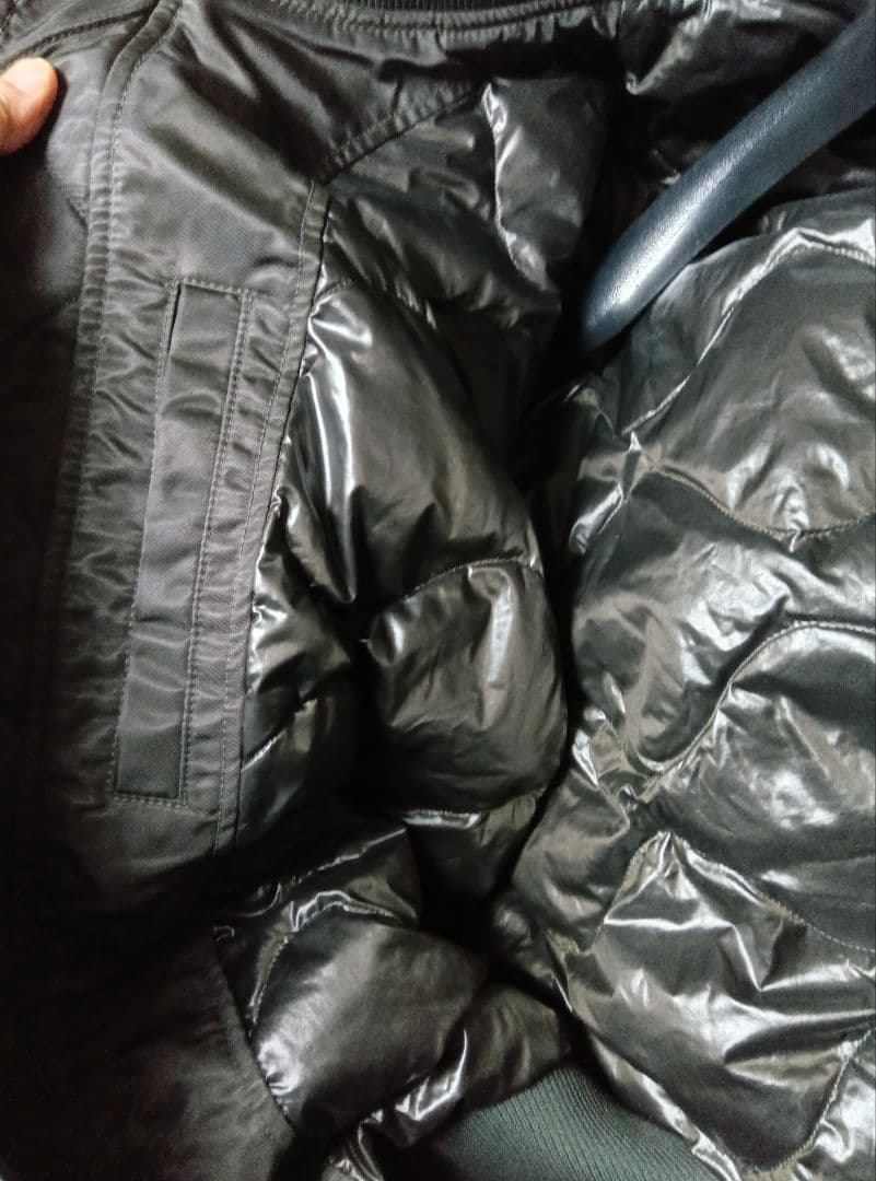 送料無料 ユニクロ +J ハイブリッド ダウン MA-1 XXL ジルサンダー