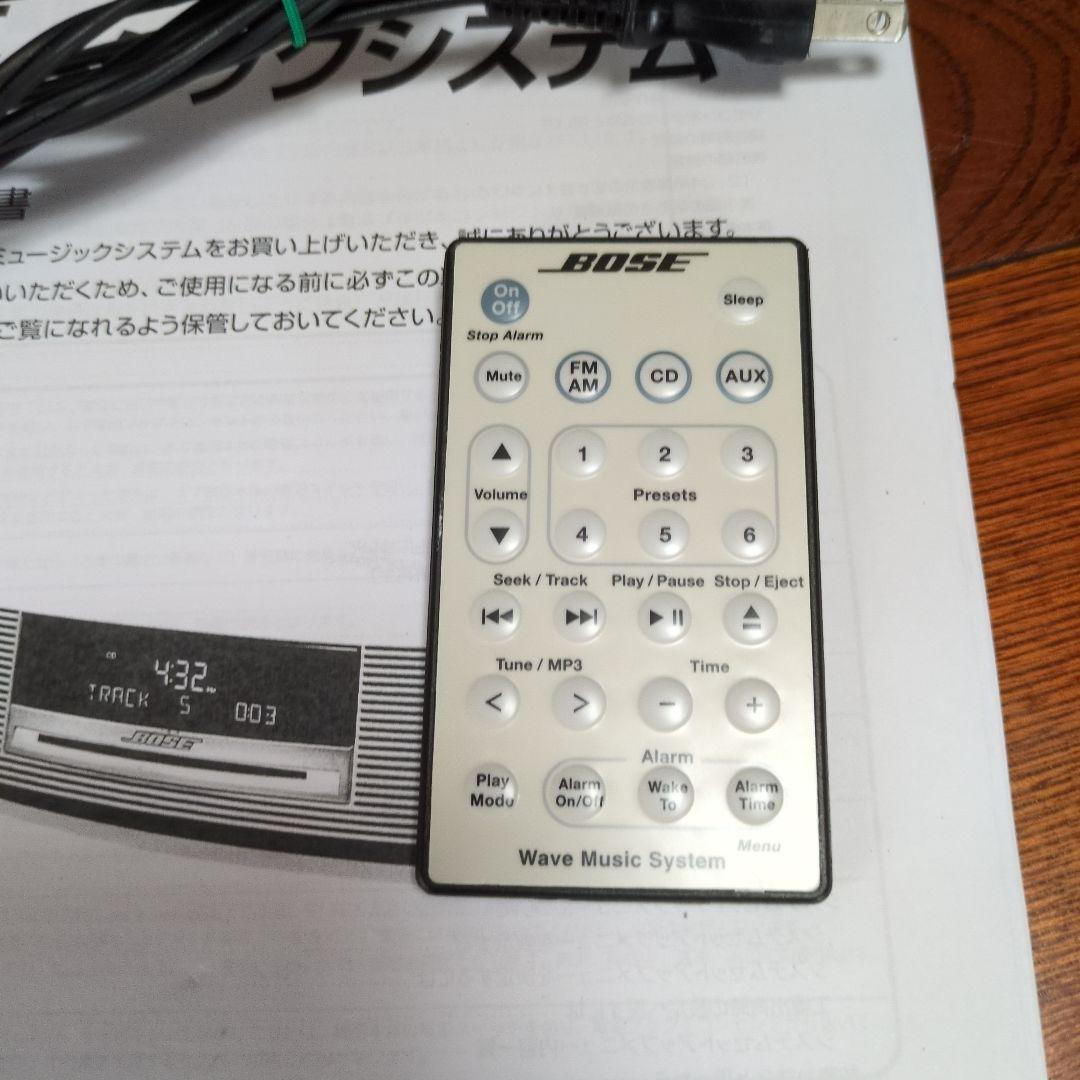 Bose Wave Music System動作品純正リモコン·電源コード取説