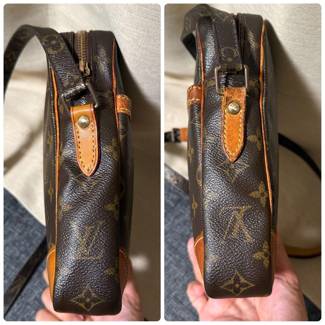 【鑑定済】 ベタ無 ルイヴィトン ダヌーブ モノグラム ショルダーバッグ