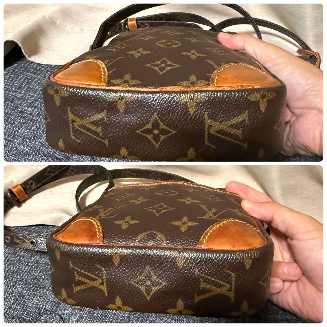 【鑑定済】 ベタ無 ルイヴィトン ダヌーブ モノグラム ショルダーバッグ