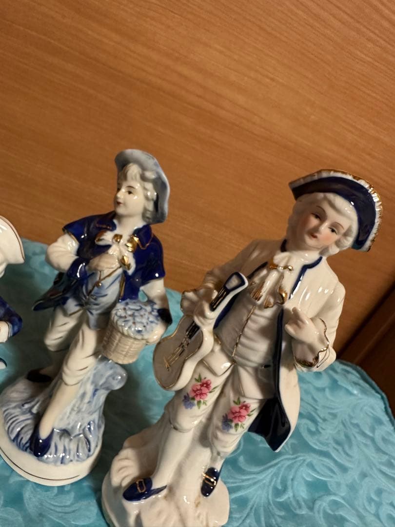 アンティーク 陶器 置物 レトロ コレクション(*ᴗ͈ˬᴗ͈)ꕤ*.お人形　　日本製