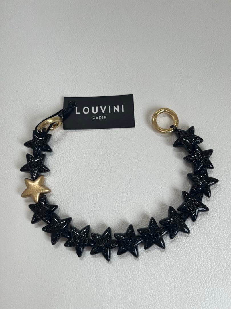 新品✨️ LOUVINI ハンドストラップ　PETIT ETOILE　BLACK
