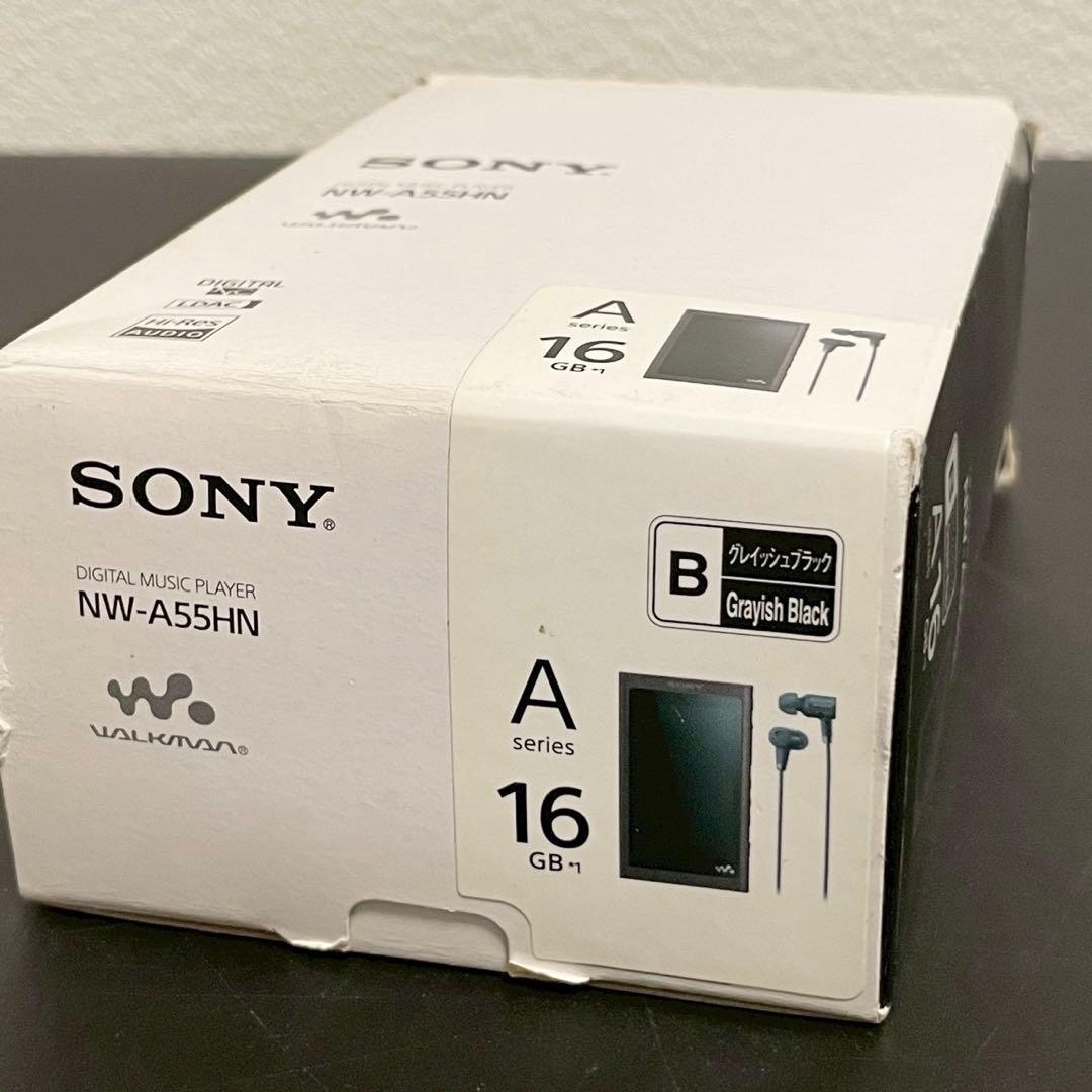 SONYウォークマン NW-A55HN イヤホン付き グレイッシュブラック