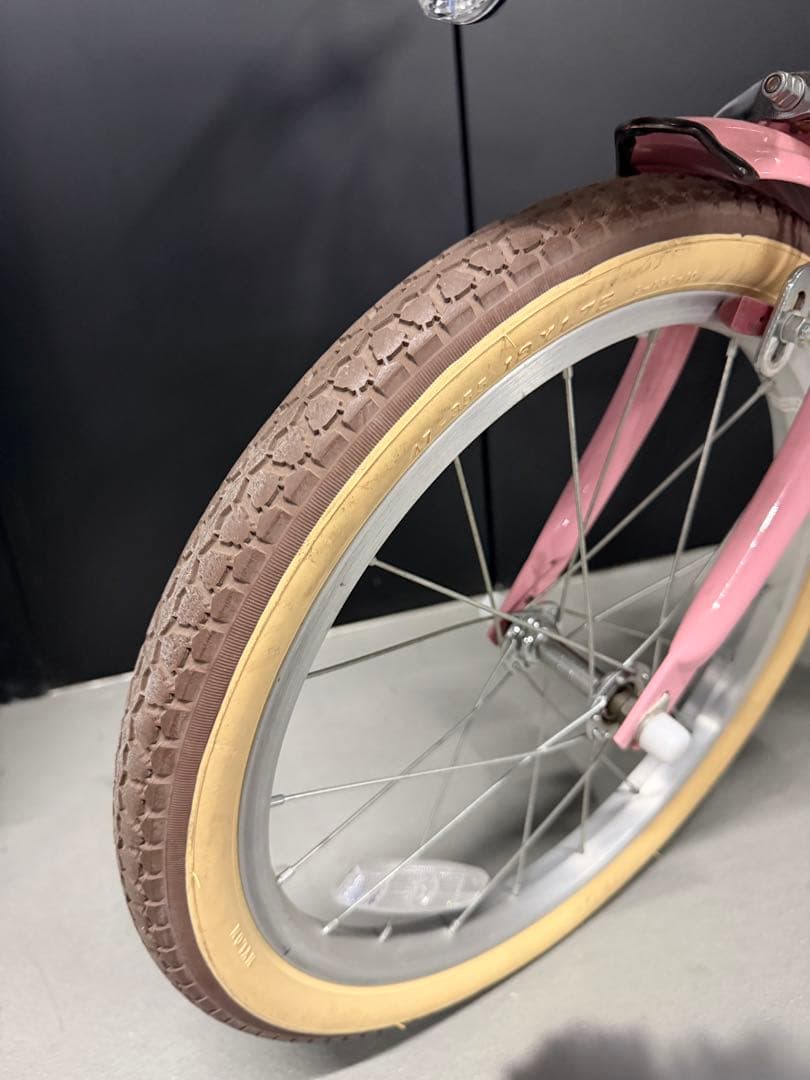 美品　自転車　18インチ　ピンク　女の子　子供　小学生　キッズ　アサヒサイクル